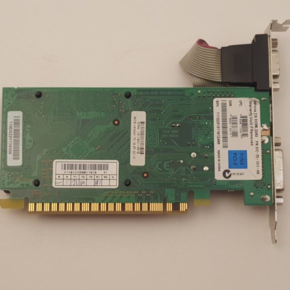 EVGA / NVIDIA GeForce 210 512MB DDR3 PCI-E Video Card P/N 512-P3-1311-KR - Picture 4 of 9